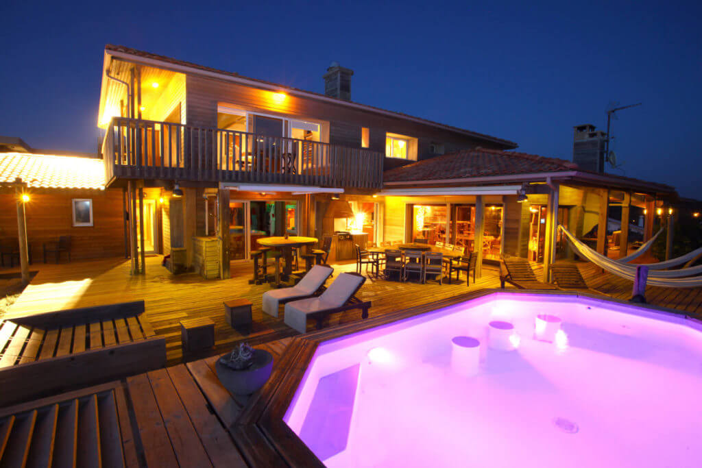 piscine 1a - Location Villa de Vacances en Bord de Mer à Seignosse Hossegor Landes